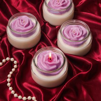 Moonlit Rose Candle Project